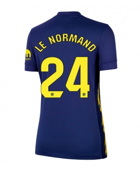 Billige Fotballdrakt Atletico Madrid Robin Le Normand #24 Replika Bortedrakt Dame 2025-26 Kortermet Billige Fotballdrakt Atletico Madrid Robin Le Normand #24 Replika Bortedrakt Dame 2025-26 Kortermet
